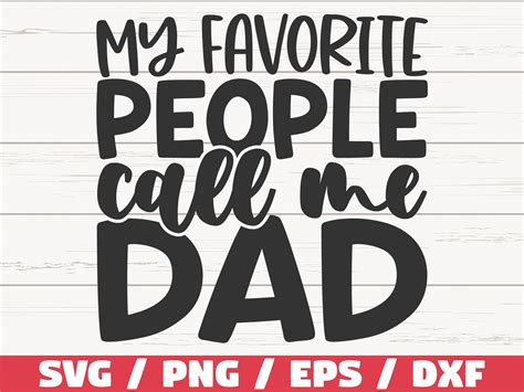 Download Free My Favorite People Call Me Dada Dad gift for Cricut